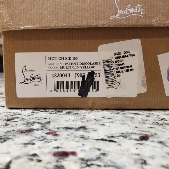NEW Christian Louboutin Hot Chick 100mm Patent Pumps size 36 - Picture 11 of 11